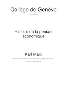 Fiche historique - Karl MARX