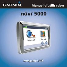 Notice GPS Garmin  Nuvi 5000
