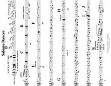Partition cor 1, Salome Dances, C major, Robertson, Ernest John
