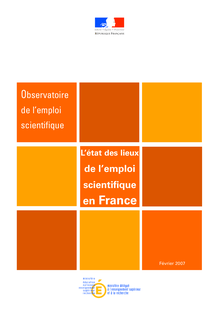 L état des lieux de l emploi scientifique en France