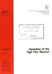 High flux reactor Petten