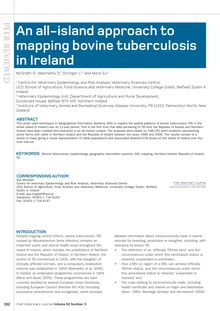 An all-island approach to mapping bovine tuberculosis in Ireland