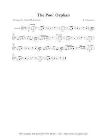 Partition violoncelle, Album für die Jugend, Album for the Young par Robert Schumann