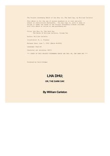 Lha Dhu; Or, The Dark Day - The Works of William Carleton, Volume Two