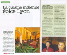 Gastronomie La cuisine indienne épice Lyon Lyon Mag propose une ...