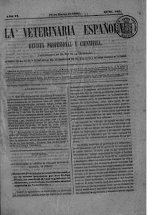 La veterinaria española, n. 160 (1862)
