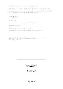 Wikkey - A Scrap