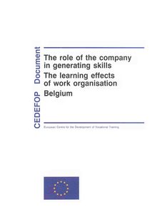 The role of the company in generating skills