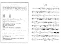 Partition complète et parties, Piano Trio, E flat major