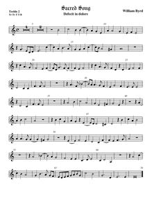 Partition viole de gambe aigue 2, Cantiones Sacrae I, Liber primus sacrarum cantionum
