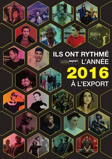 Les succès de la production musicale française à l export en 2016