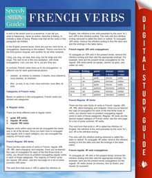 French Verbs (Speedy Language Study Guides)
