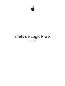 Effets de Logic Pro X