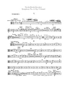 Partition Trombone 1, 2, 3, Tuba (1, 2 - alto clef), Symphony No.2