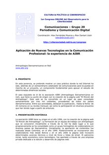 Comunicaciones – Grupo 20 Periodismo y Comunicación Digital ...