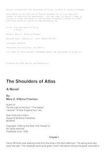 The Shoulders of Atlas - A Novel