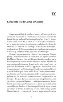Le trouble jeu de Carter et Giscard