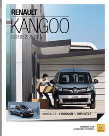 Catalogue Renault Kangoo Express & Z.E.