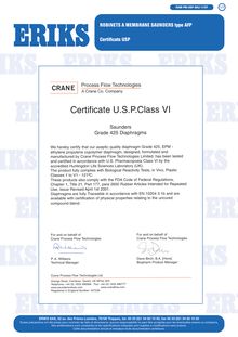 Certificate USPClass VI