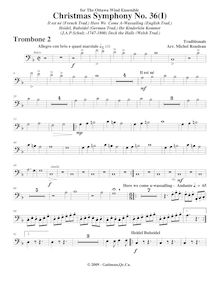 Partition Trombone 2, Symphony No.36  Christmas Symphony , F major