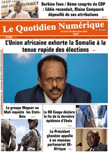 Le Quotidien Numérique d’Afrique n°1812 - du lundi 20 décembre 2021