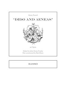 Partition Basso (violoncelles, Basses, other Continuo), Dido et Aeneas