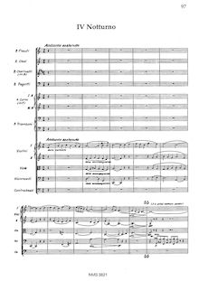 Partition I, Notturno, Serenade, Op.31, F major, Stenhammar, Wilhelm