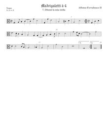 Partition ténor viole de gambe 2, alto clef, Madrigaletti, Ferrabosco Jr., Alfonso par Alfonso Ferrabosco Jr.