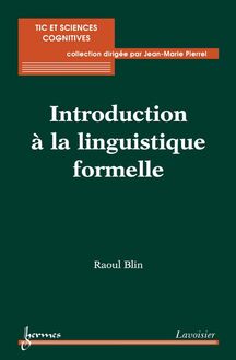 Introduction à la linguistique formelle