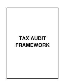 Tax Audit Framework  clean copy -merged