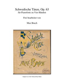 Partition complète, Swedish Dances, Bruch, Max par Max Bruch