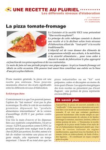 Recette: La pizza tommate-fromage
