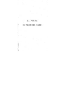 La femme du vingtième siècle (Sixième édition) / par Jules Simon,... Gustave Simon,...
