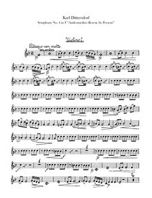 Partition violons I, 6 Symphonies after Ovid s Metamorphoses, Symphonies exprimant des métamorphoses d Ovide par Carl Ditters von Dittersdorf