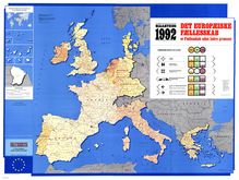 MÅLSÆTNING 1992 DET EUROPÆISKE et Fællesskab uden indre grænser. 4. kvartal1989