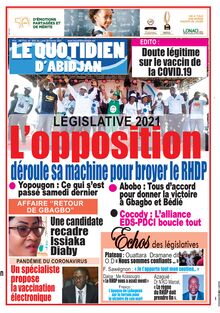 Le Quotidien d’Abidjan n°3041 - du lundi 1er mars 2021