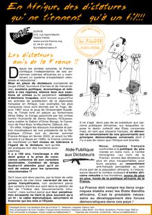 campagne dictateurs orange2.pub - Survie France