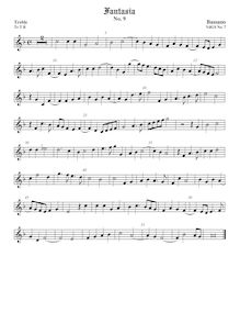 Partition viole de gambe aigue, Fantasie per cantar et sonar con ogni sorte d’istrumenti par Giovanni Bassano
