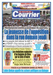 Le Nouveau Courrier n°2176 – Du mercredi 12 août 2020