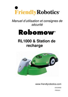 Notice pour utiliser la Tondeuse Robomow  RL1000