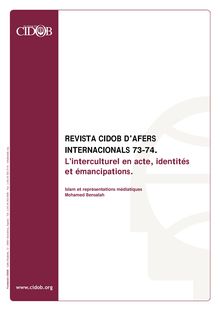 REVISTA CIDOB D AFERS INTERNACIONALS 73-74. L interculturel en ...