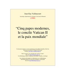 Le texte du professeur Vaillancourt au format PDF - Cinq papes ...