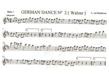 Partition parties complètes, Waltz, WoO 84, Beethoven, Ludwig van
