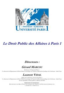 Gérard MARCOU Professeur l Université Paris