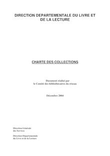 Direction départementale du livre et de la lecture - Charte