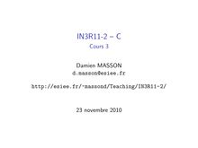 IN3R11-2 – C - Cours 3