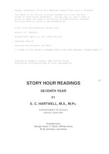 Story Hour Readings: Seventh Year