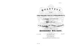 Partition parties complètes, corde quatuor, Op.42, String Quartet No.7
