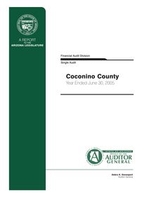 Coconino County 2005 Single Audit