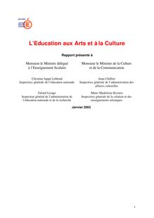 L éducation aux arts et à la culture